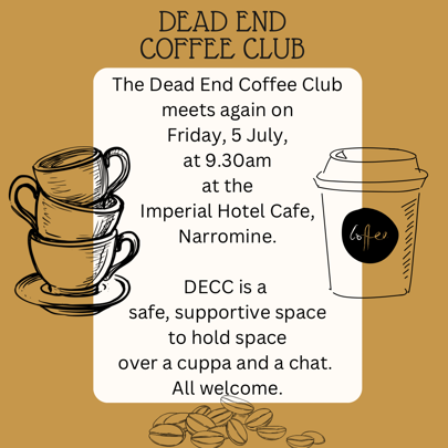 Monthly Meeting - Dead End Coffee Club